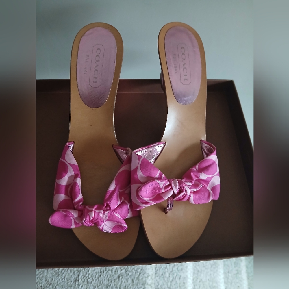 Coach Pink Women's Sandals